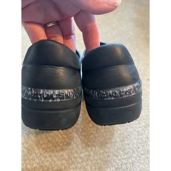 CROCS speckled all over rubber mule work comfort women’s 9 - Picture 6 of 10